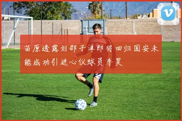 苗原透露刘邵子洋即将回归国安未能成功引进心仪球员李昊